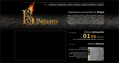 Desktop Screenshot of espectaculosbaluarte.com