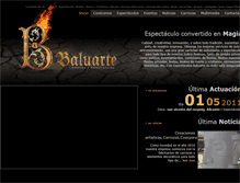 Tablet Screenshot of espectaculosbaluarte.com